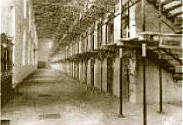 Cell block at Lansing penitentiary